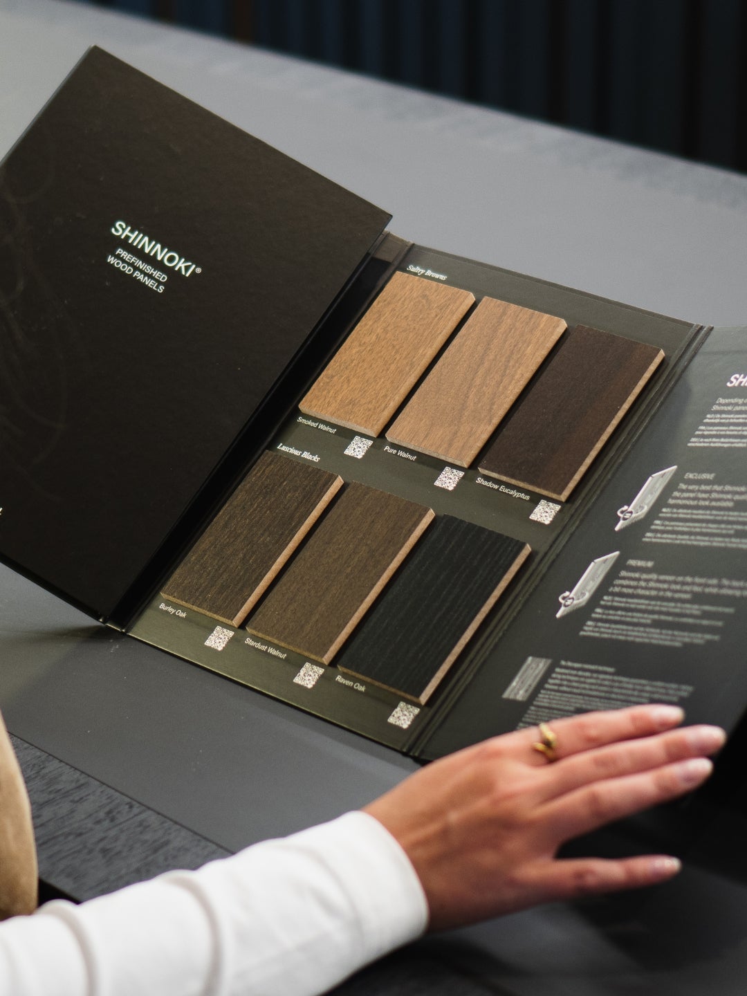 Shinnoki houtfineer - samples