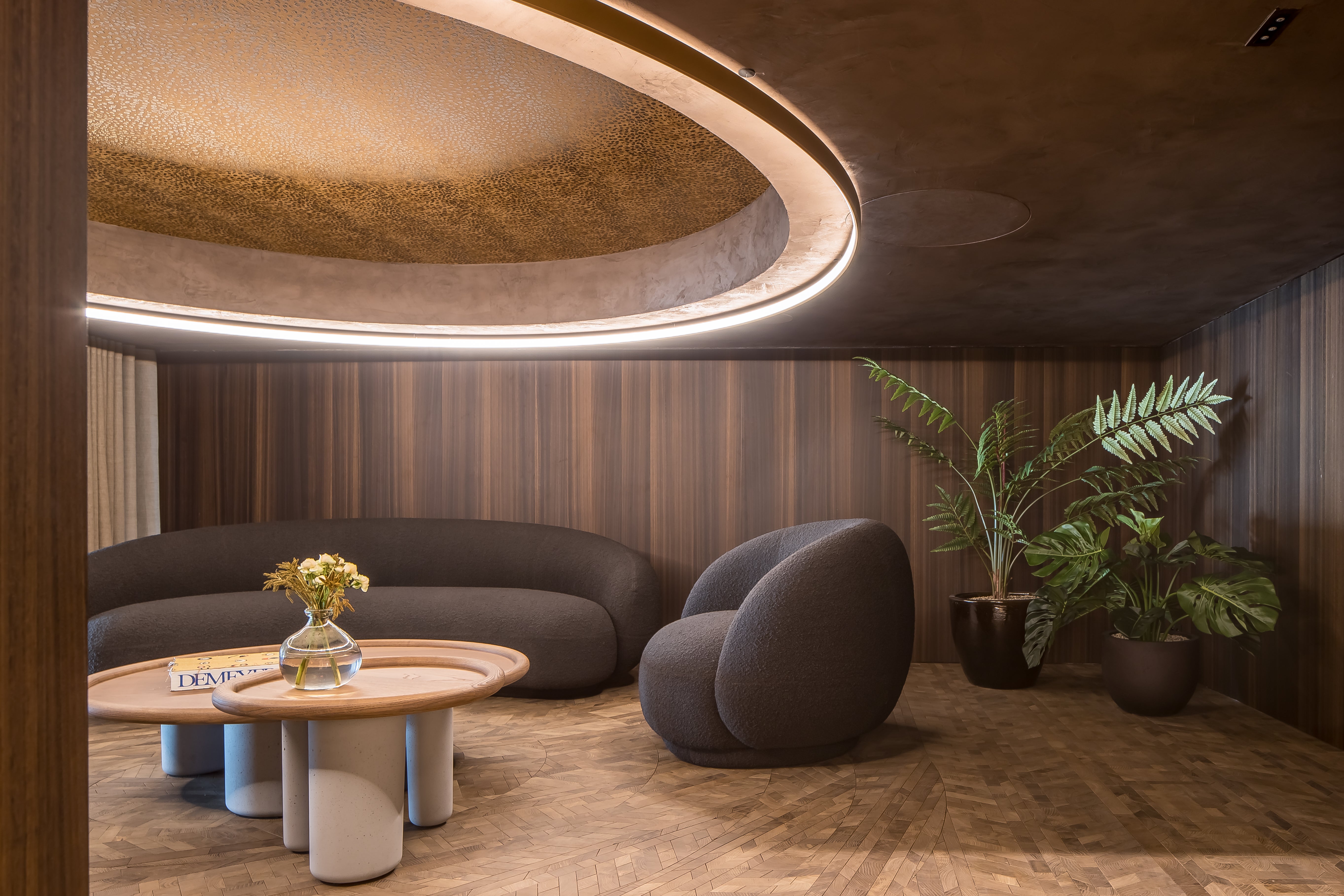 chambre froide - placage - plancher en placage - panneaux de bois préfinis - panneaux de bois - intérieur en bois