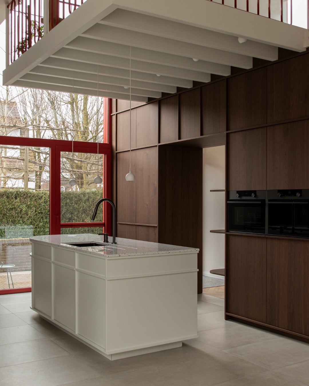 kitchen design - wood panels - cabinetry - wood veneer - shinnoki pure walnut