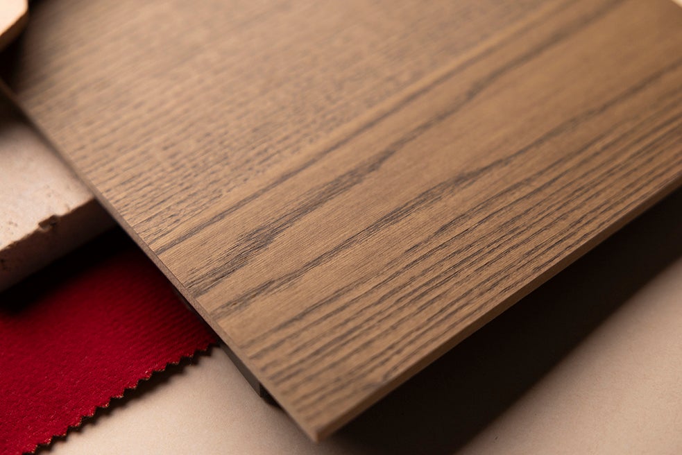 Houtfineer - moodboard - Shinnoki voorgelakte houten panelen - cinnamon triba