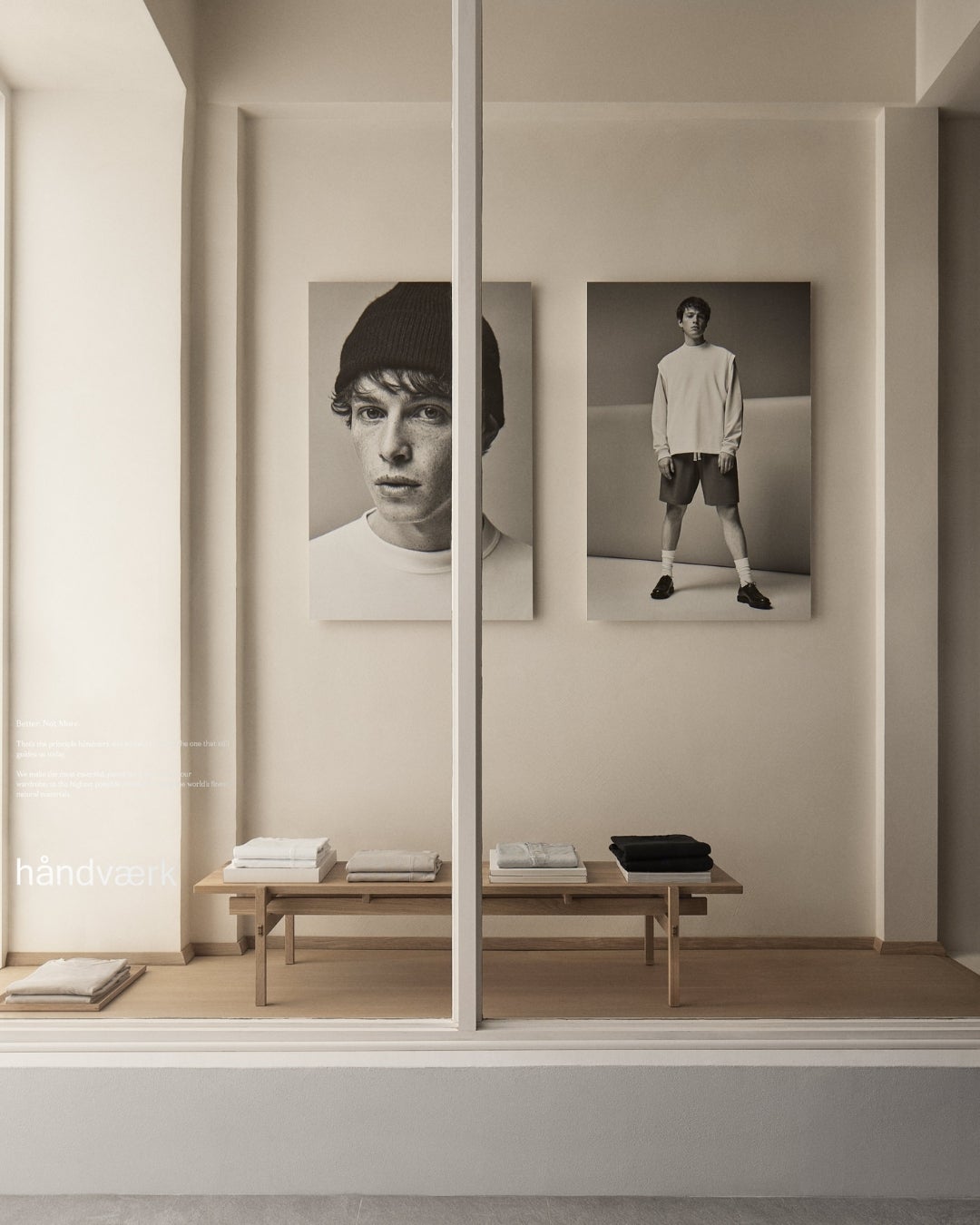 Retail project with Shinnoki natural oak - wood veneer - decospan