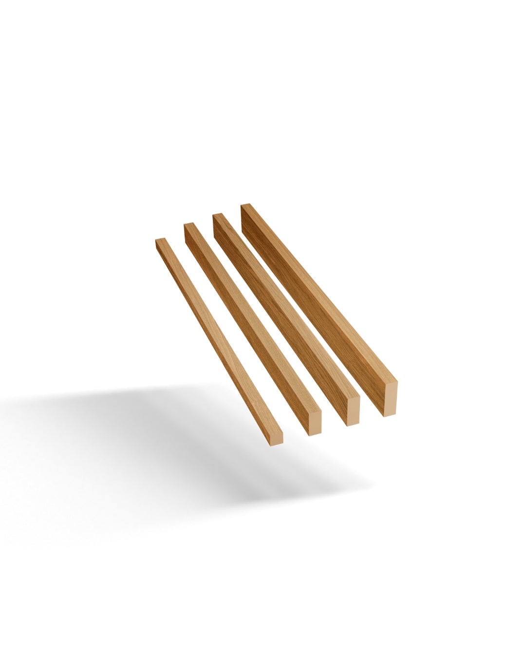 Querkus - wood veneer - oak - astrata slats