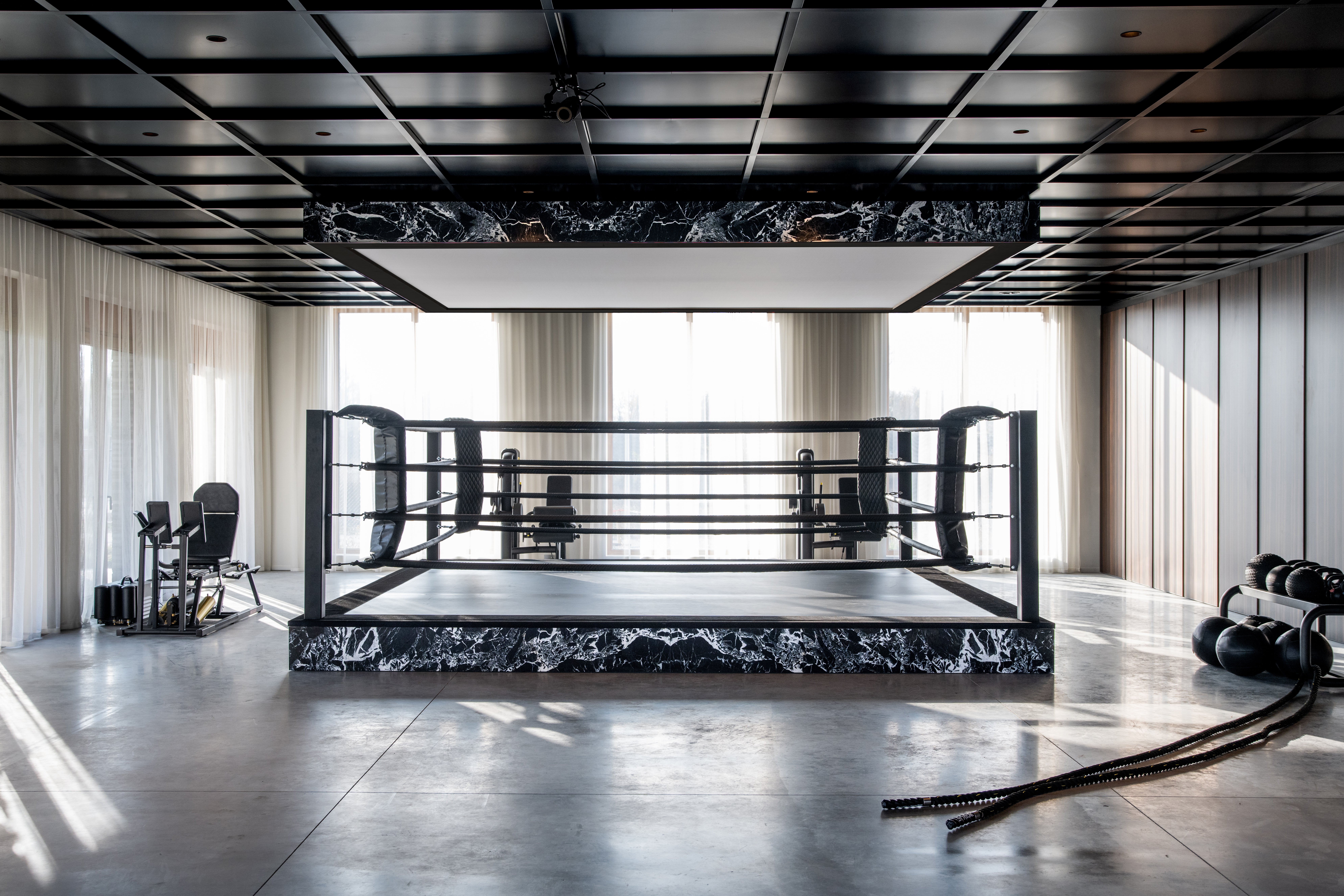 Lab antwerp - decospan wall gym - interior gym