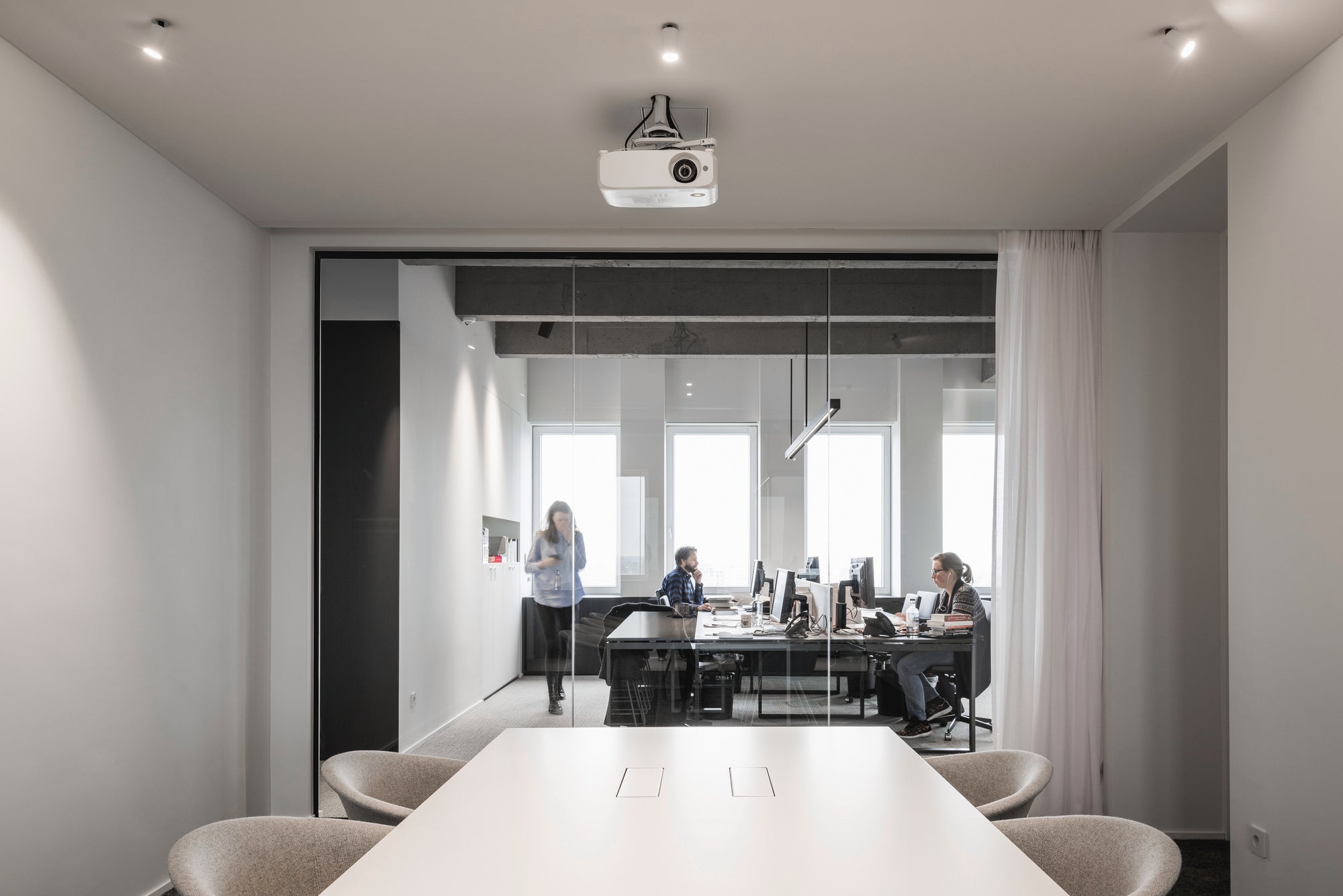 uitgeverij Pelckmans - Querkus - black veneer - office - black veneer office