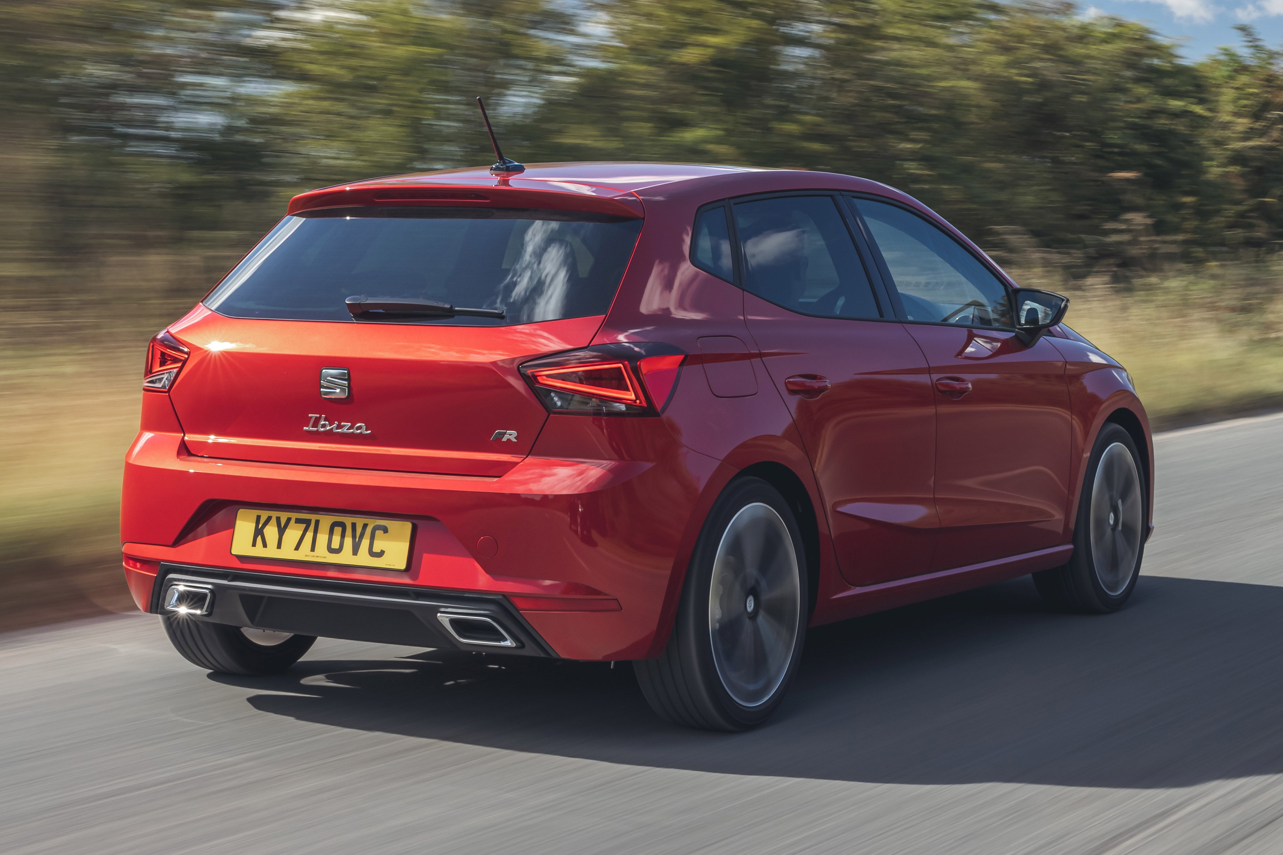 SEAT Ibiza Review 2024: exterior dynamic rear