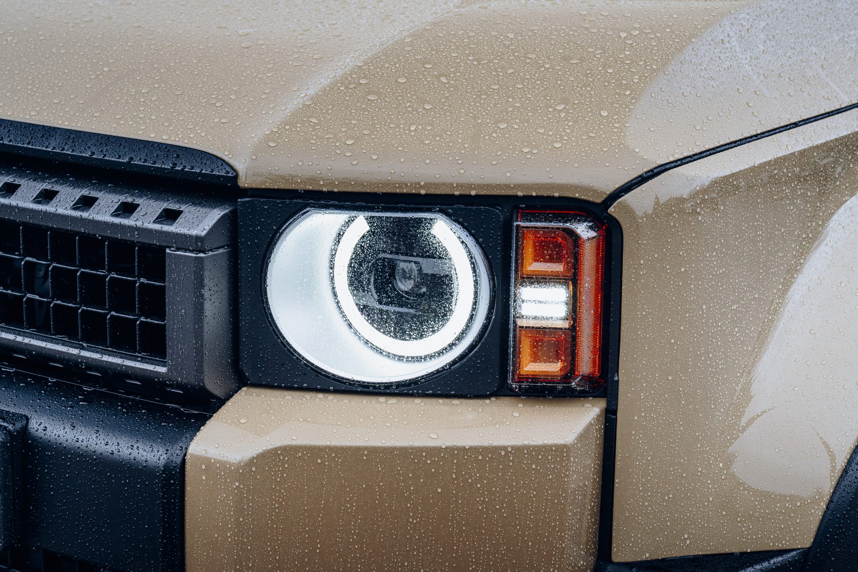 Toyota Land Cruiser Review: headlamp detail