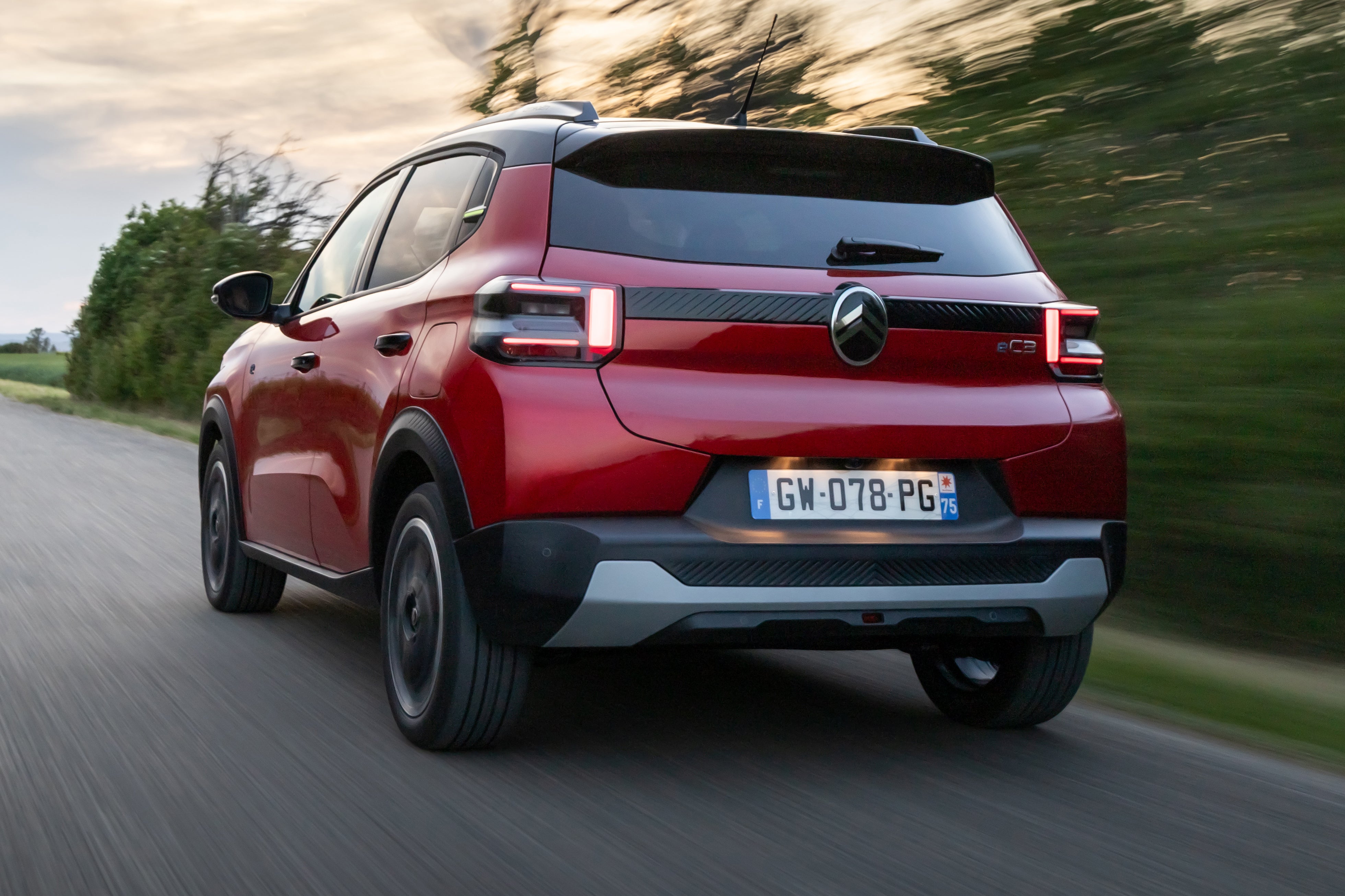 Citroen e-C3 Review: driving dynamic rear