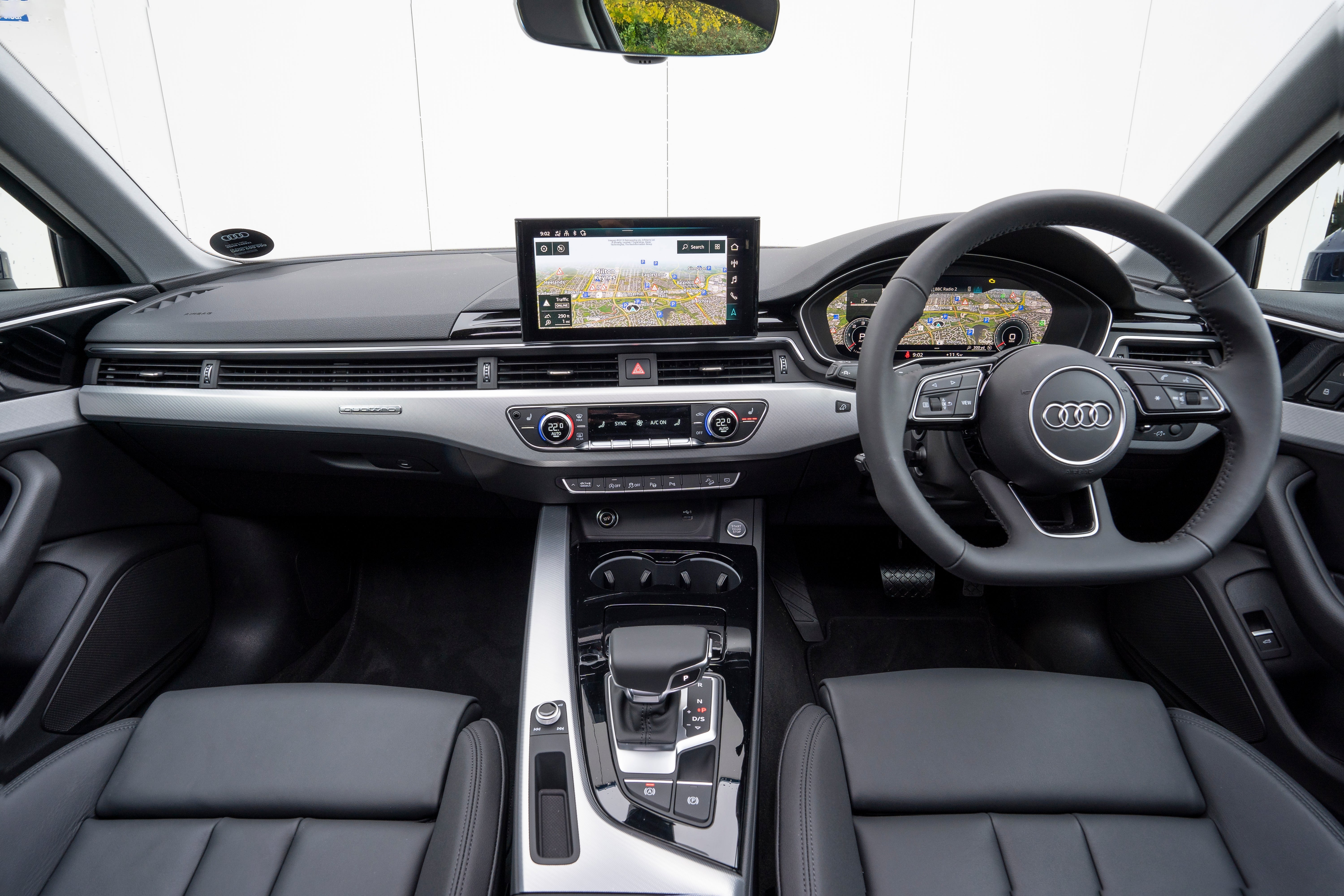 Audi A4 Allroad (2015-2022) Review: interior close up photo of the Audi A4 Allroad dashboard
