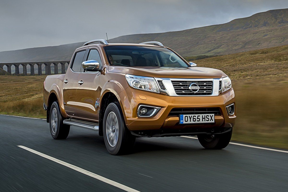 Nissan Navara (2014-2022) Review: exterior front three quarter photo of the Nissan Navara on the road