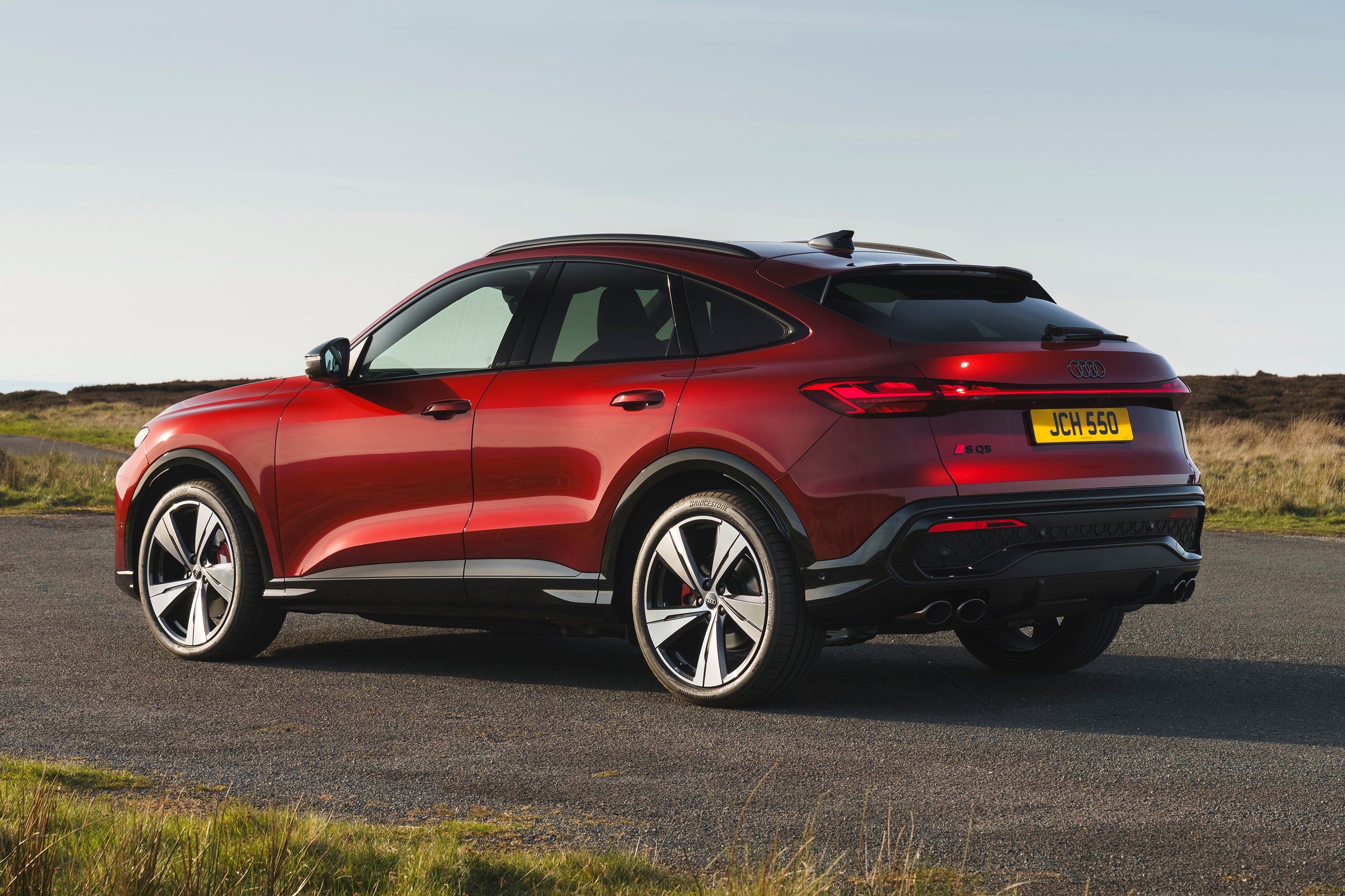 Audi SQ5 Review: rear three quarters