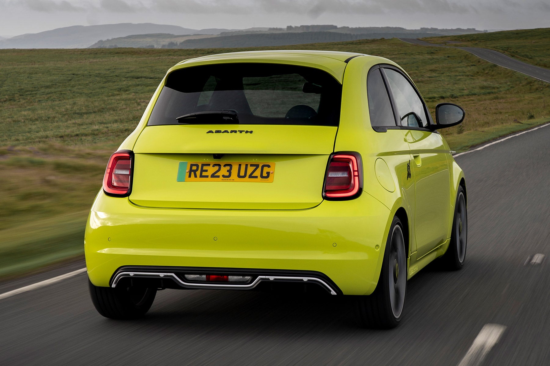 Abarth 500e Review 2023: rear dynamic