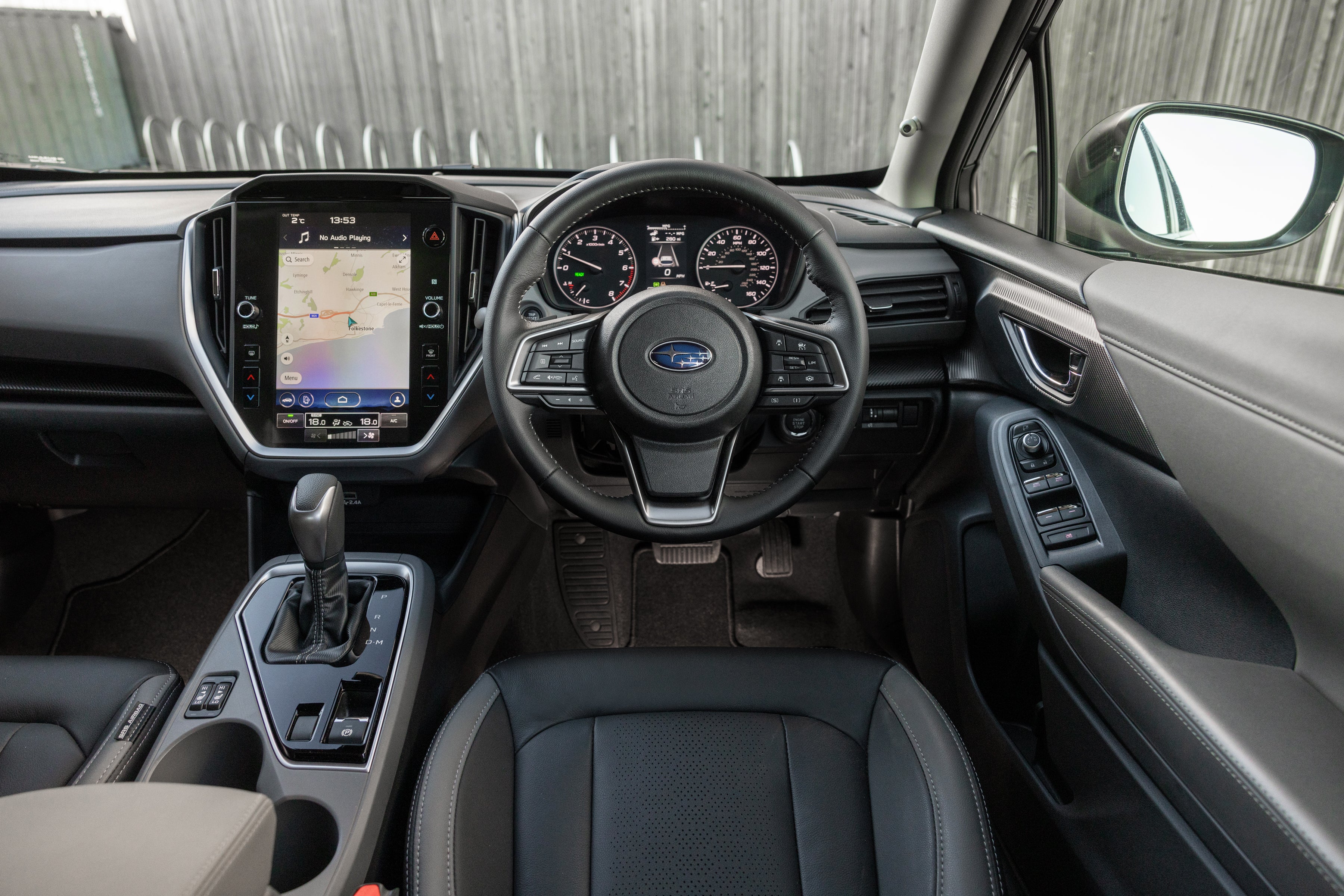 Subaru Crosstrek Review: interior and dashboard