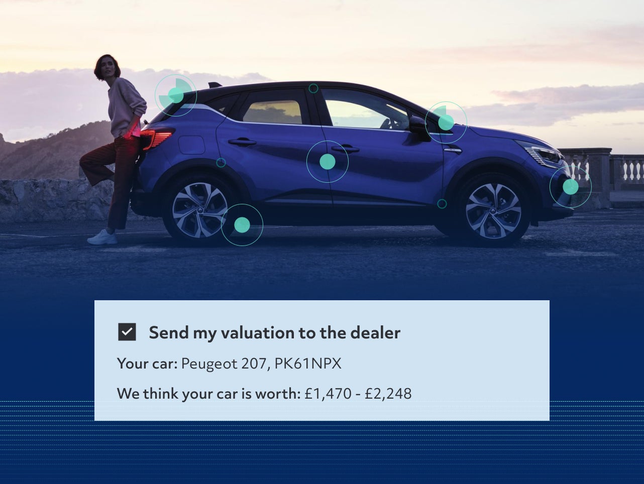 We also help part exchange your car