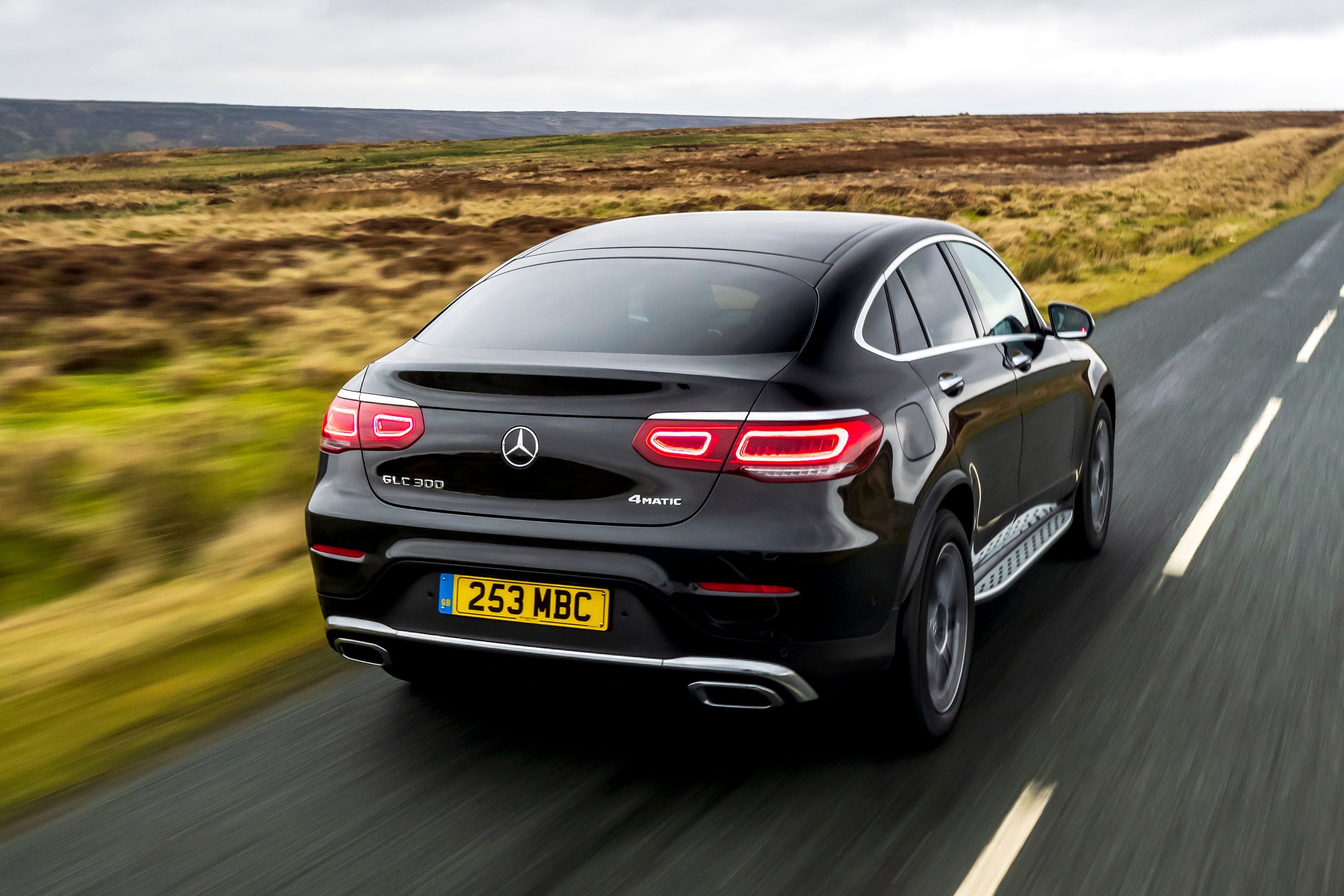 Mercedes GLC Coupe Review 2023: back right exterior