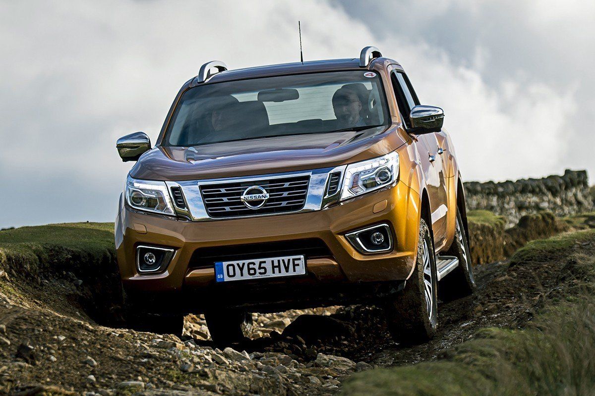 Nissan Navara (2014-2022) Review: exterior front three quarter photo of the Nissan Navara on the road