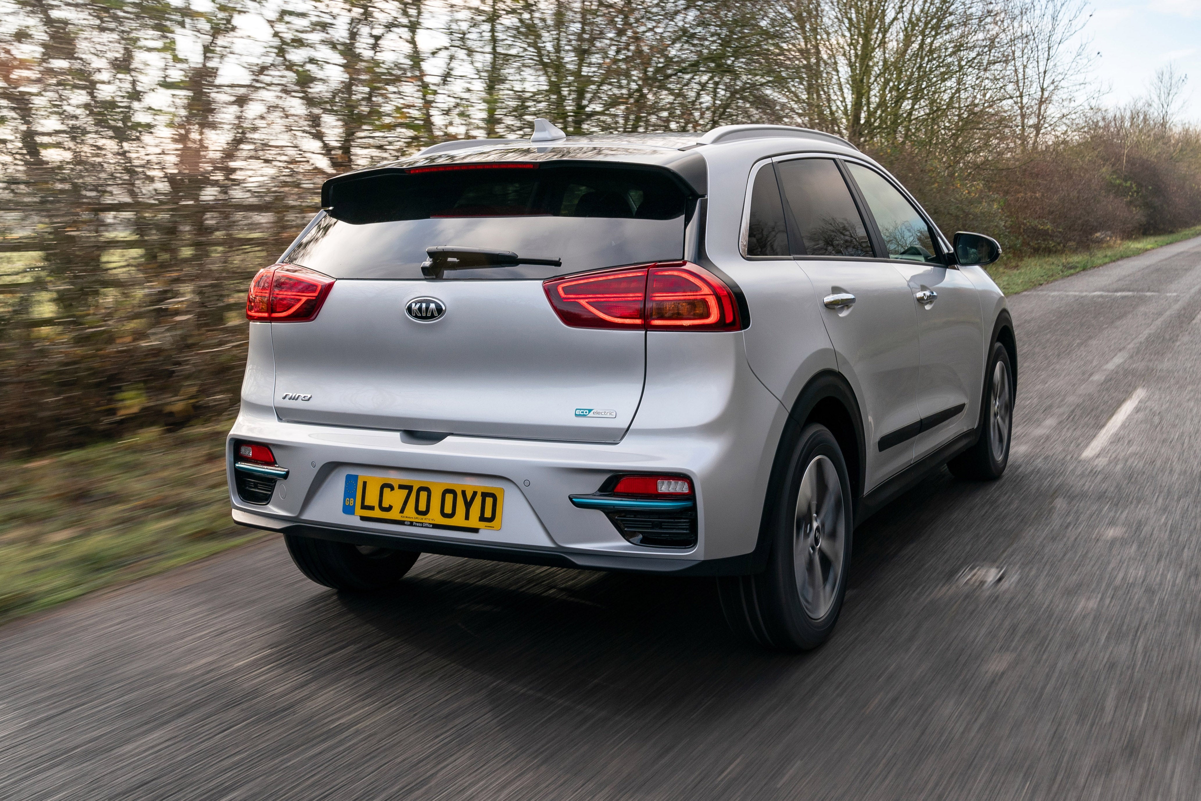 Kia e-Niro (2019-2021) Review rear driving