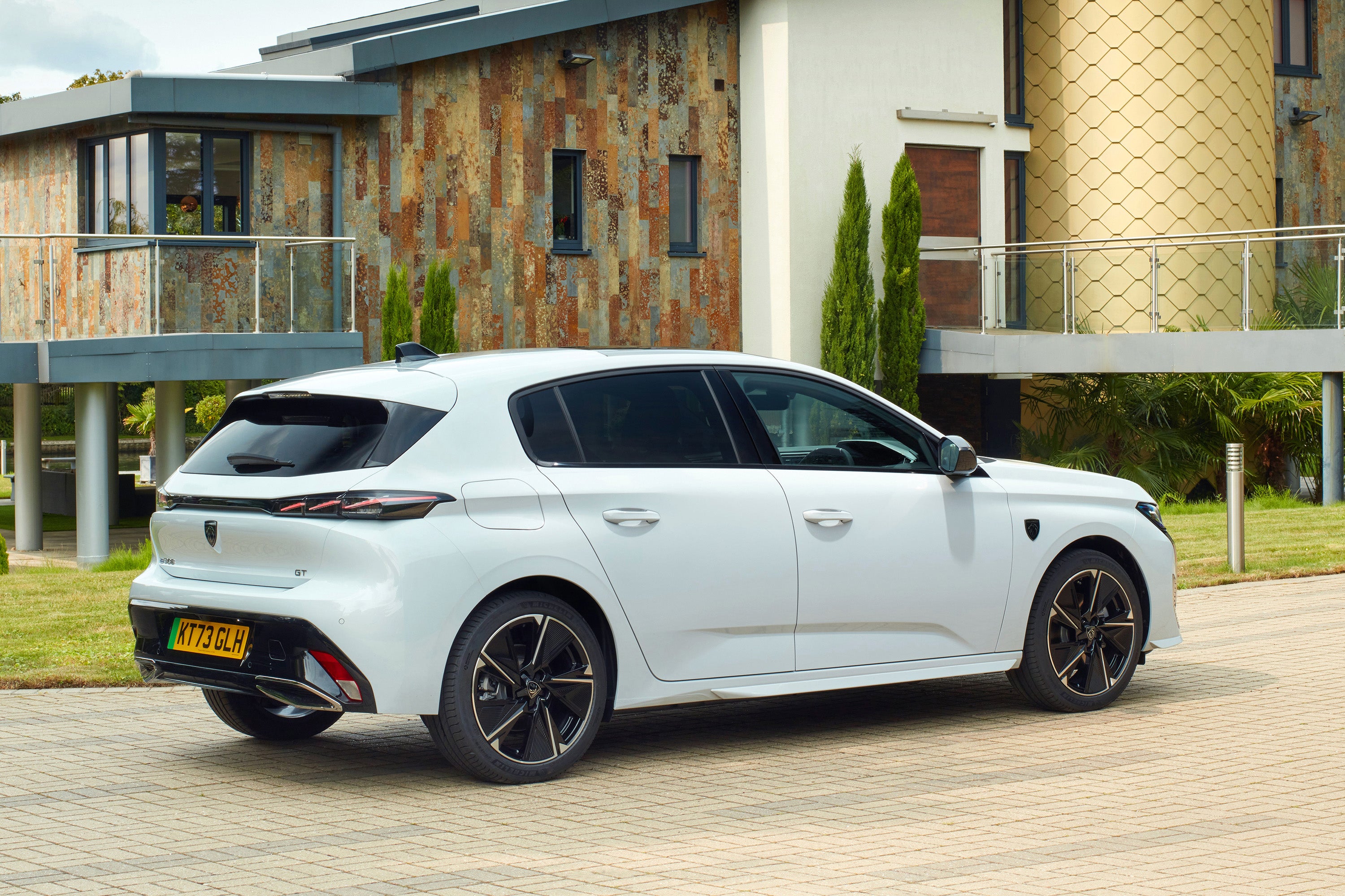 Peugeot e-308 Review: rear view