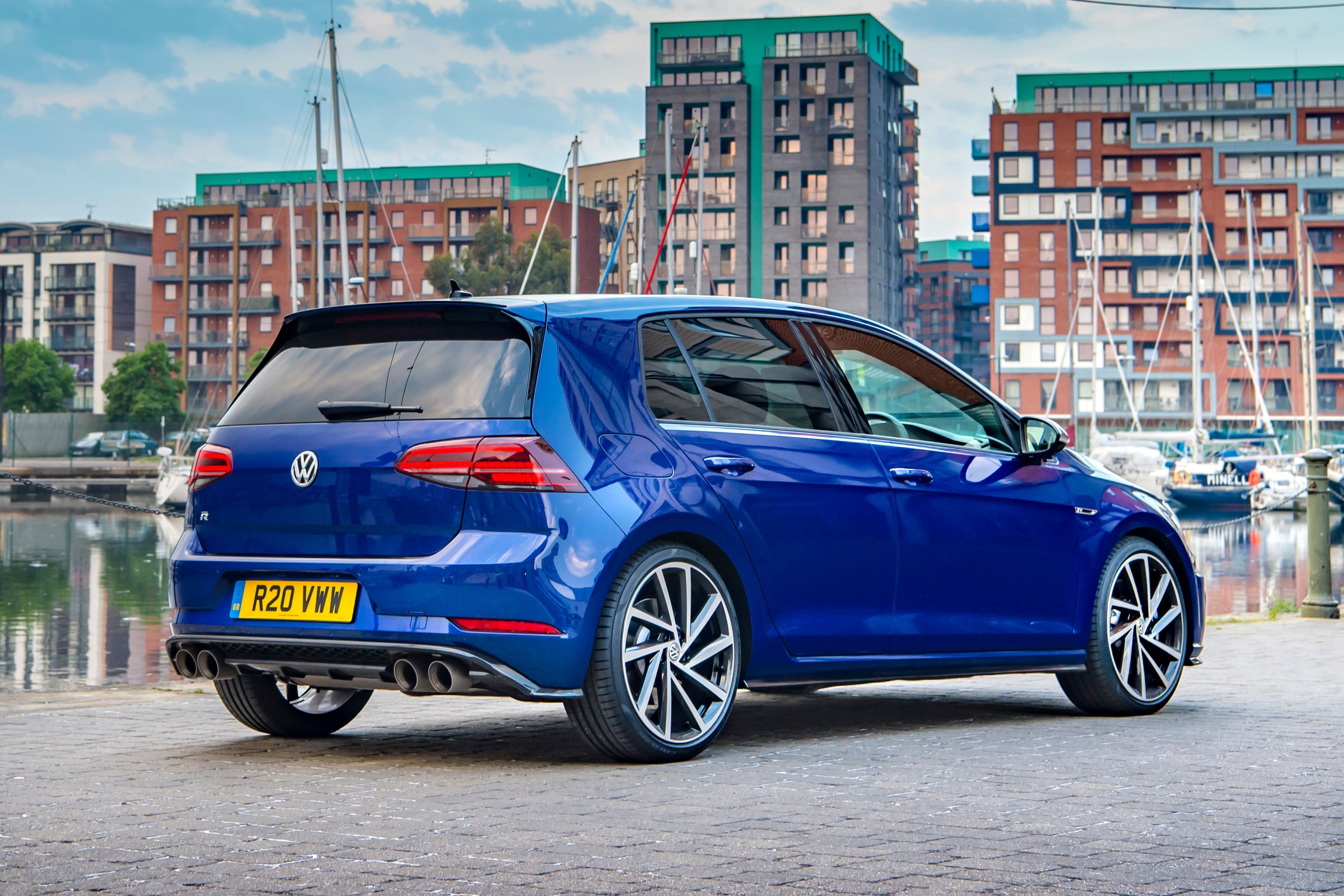 Volkswagen Golf R Rear Side View