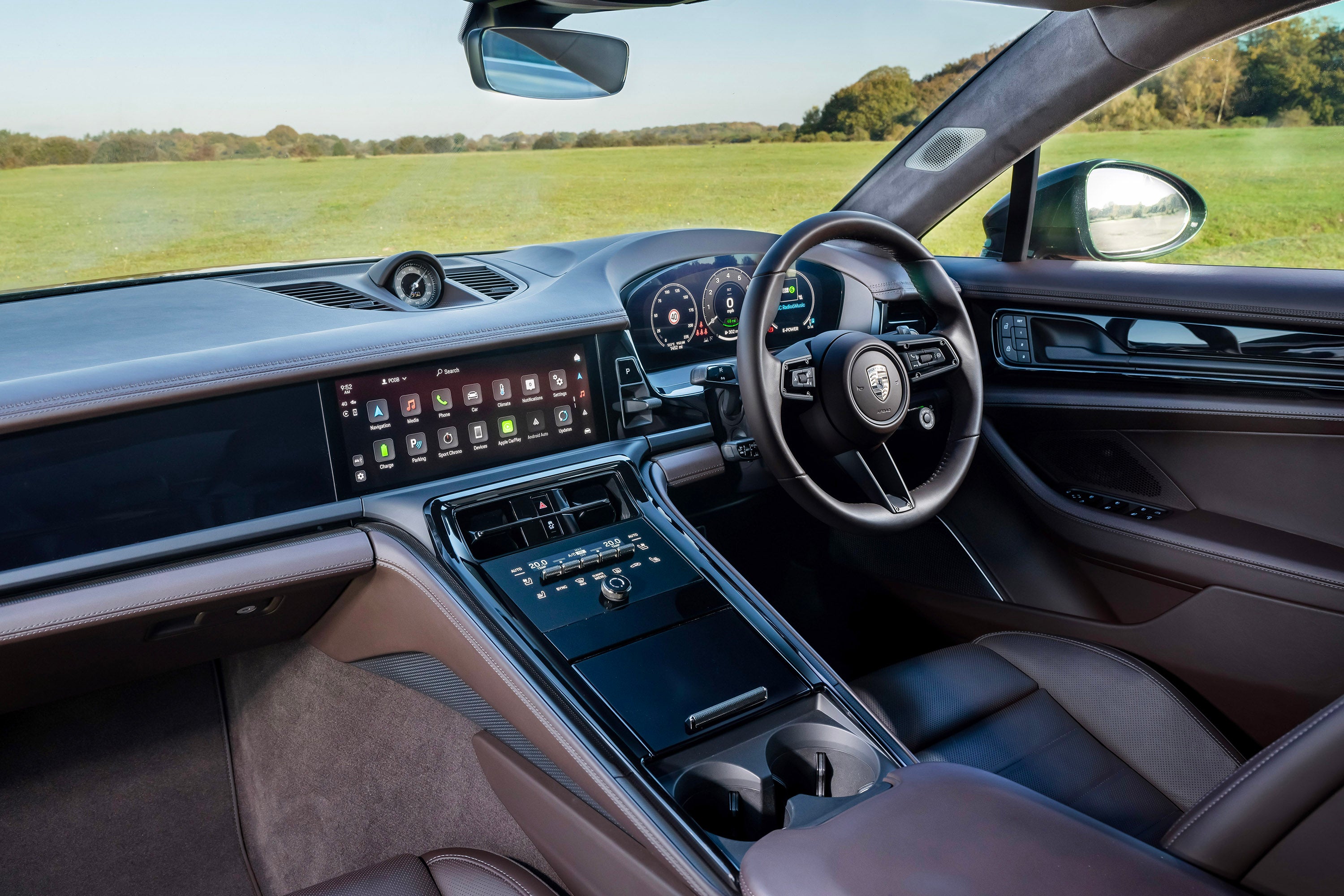 Porsche Panamera Review: interior view