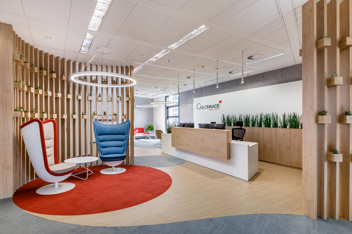 recepce Colonnade v české pobočce