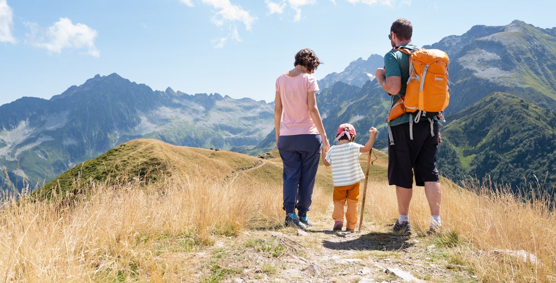 Rodina na výlete po Slovensku