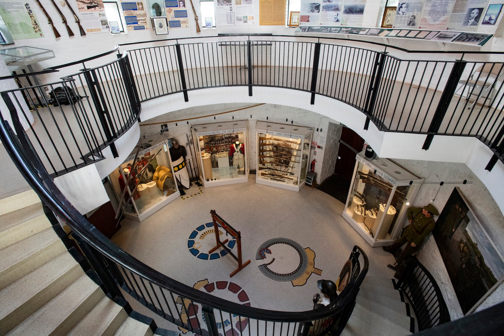 Reach the top of the 3000-year-old mound to delve into the Millmount Museum.