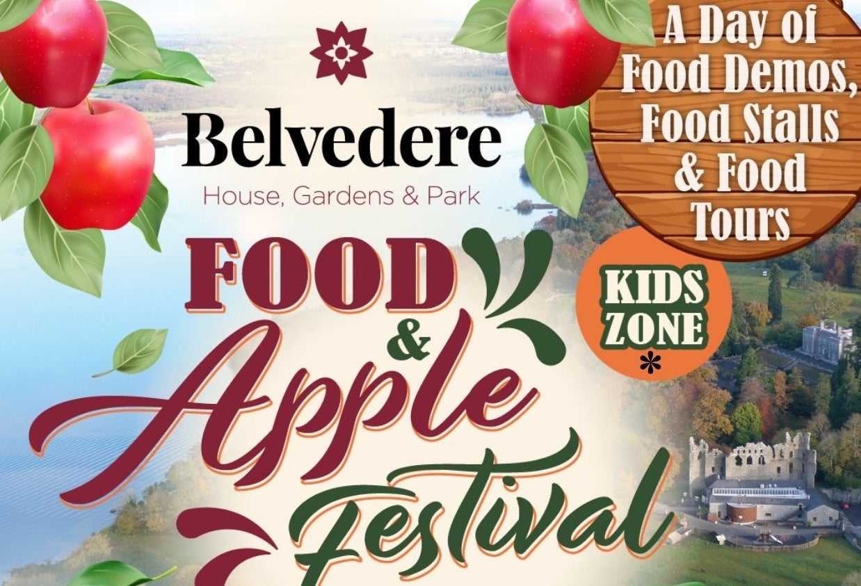 Part of poster for Belvedere Food & Apple Festival