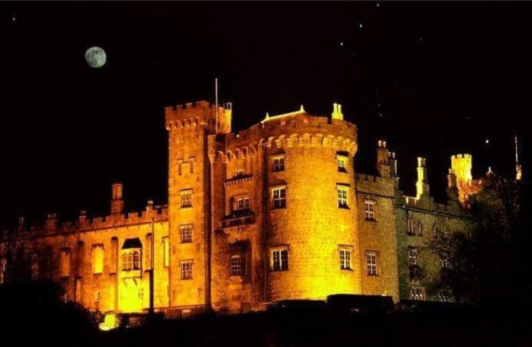 Exterior night image of Kilkenny Castle