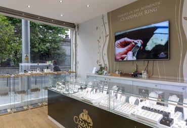 The interior of a jewellery shop