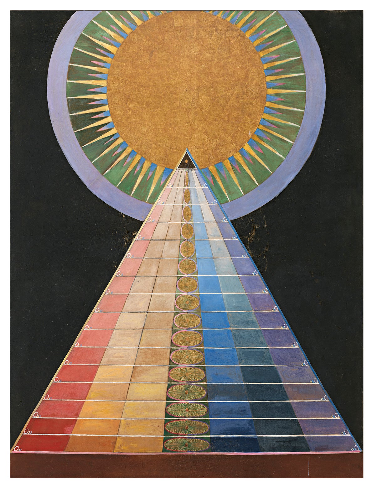 Hilma af Klint, Group X, No. 1, Altarpiece, 1915. Courtesy of The Hilma af Klint Foundation.