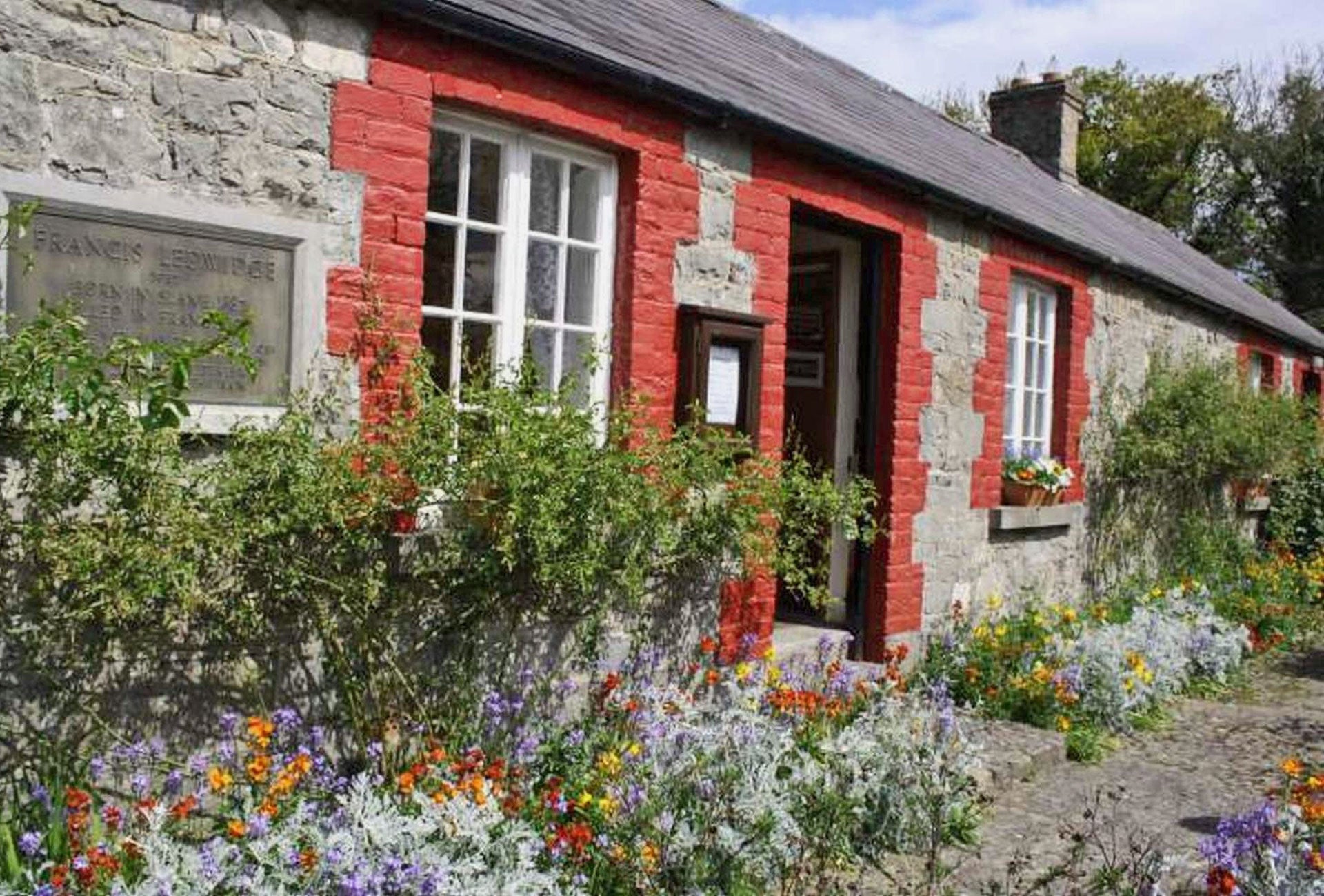 Francis Ledwidge Museum view of the historic stone cottage exterior