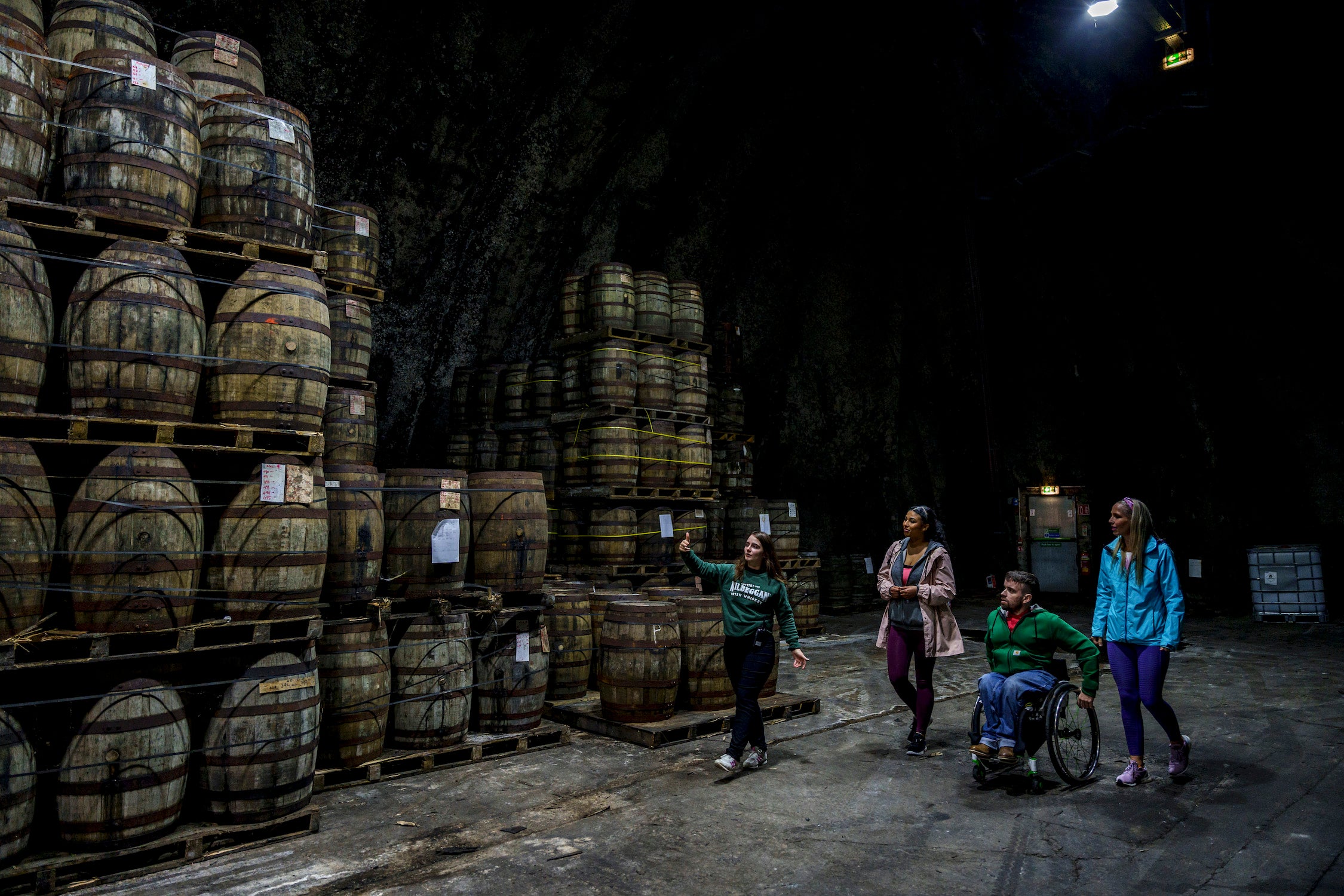 People on the Kilbeggan Distillery Experience in Co Westmeath