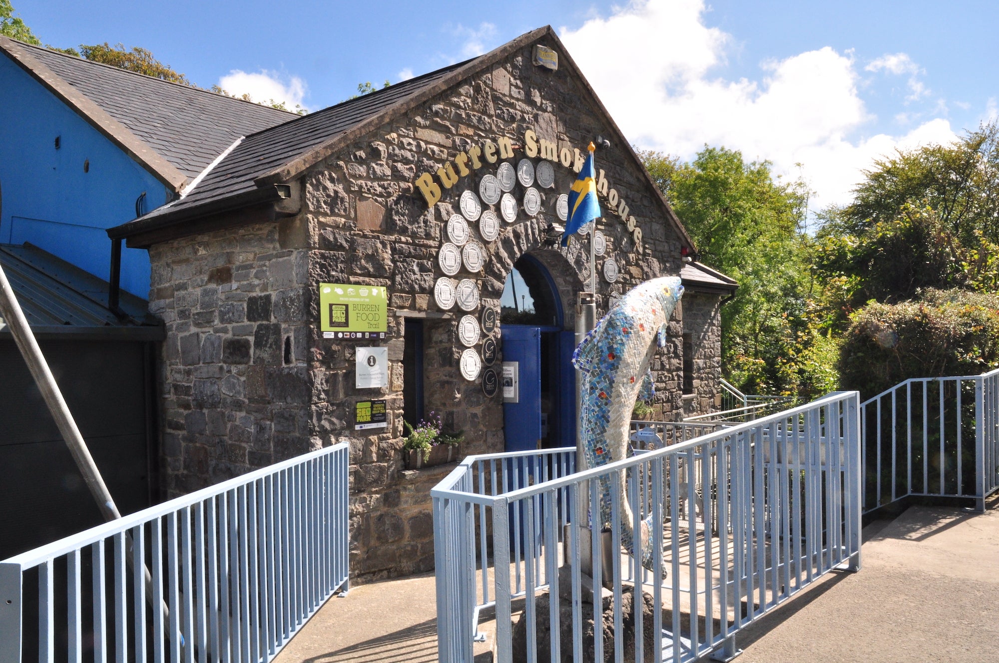 Exterior image of the Burren Smokehouse in County Clare