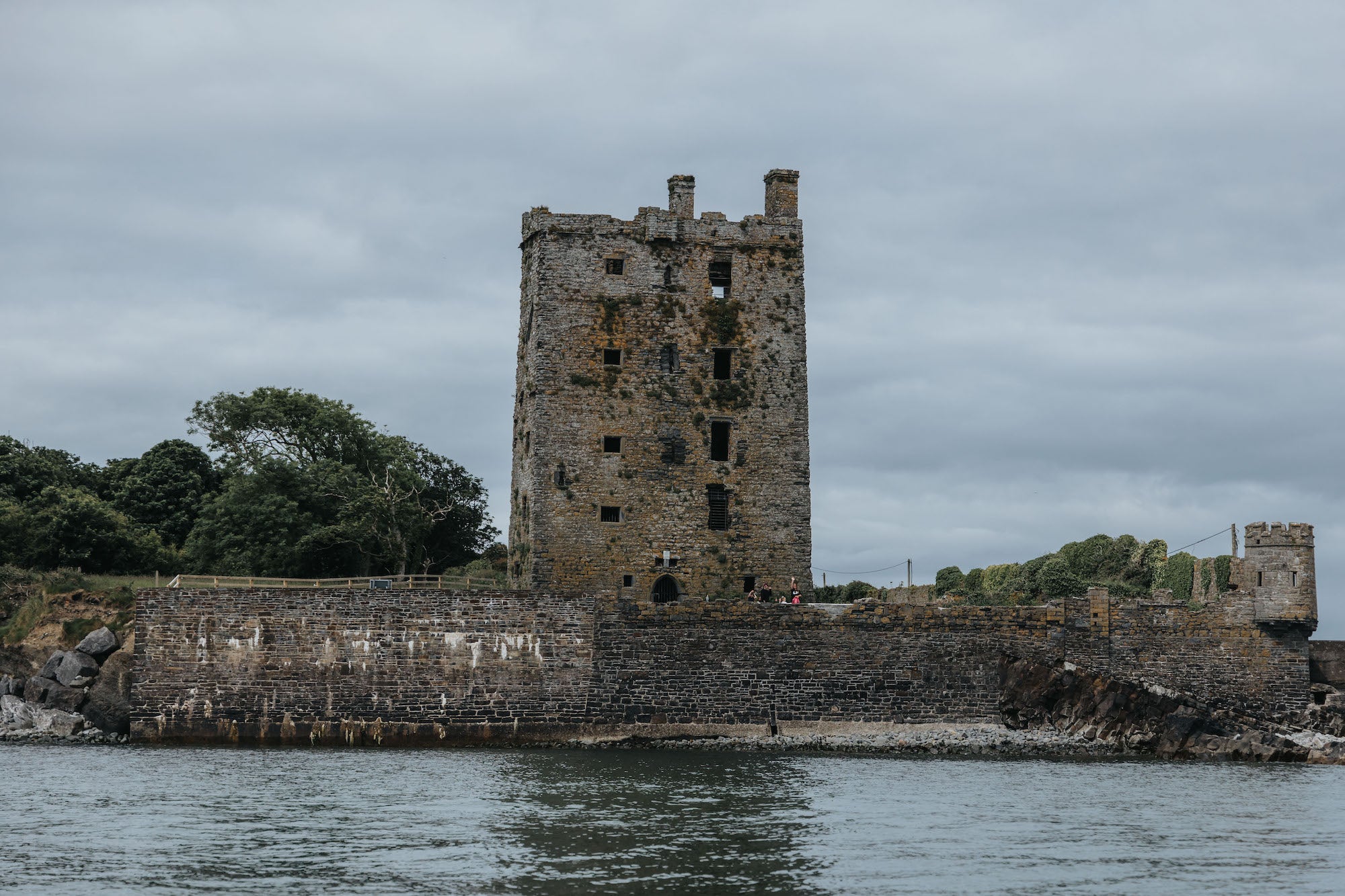 Carrigaholt castle in Carraigaholt, County Clare.