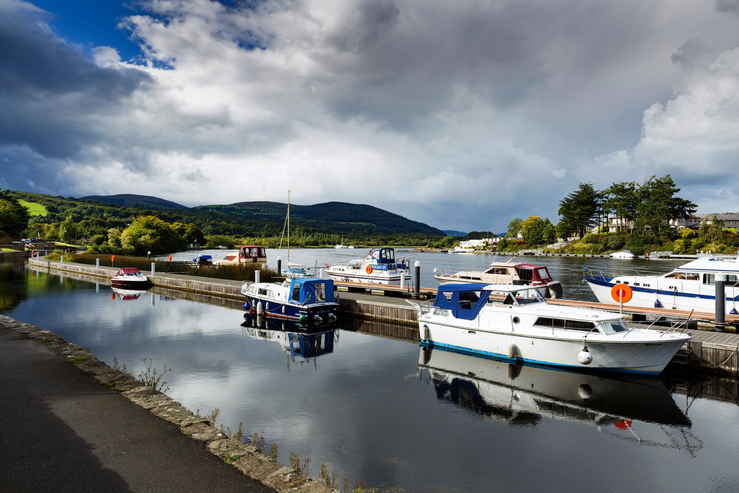 Image of cruisers in Killaloe in County Clare