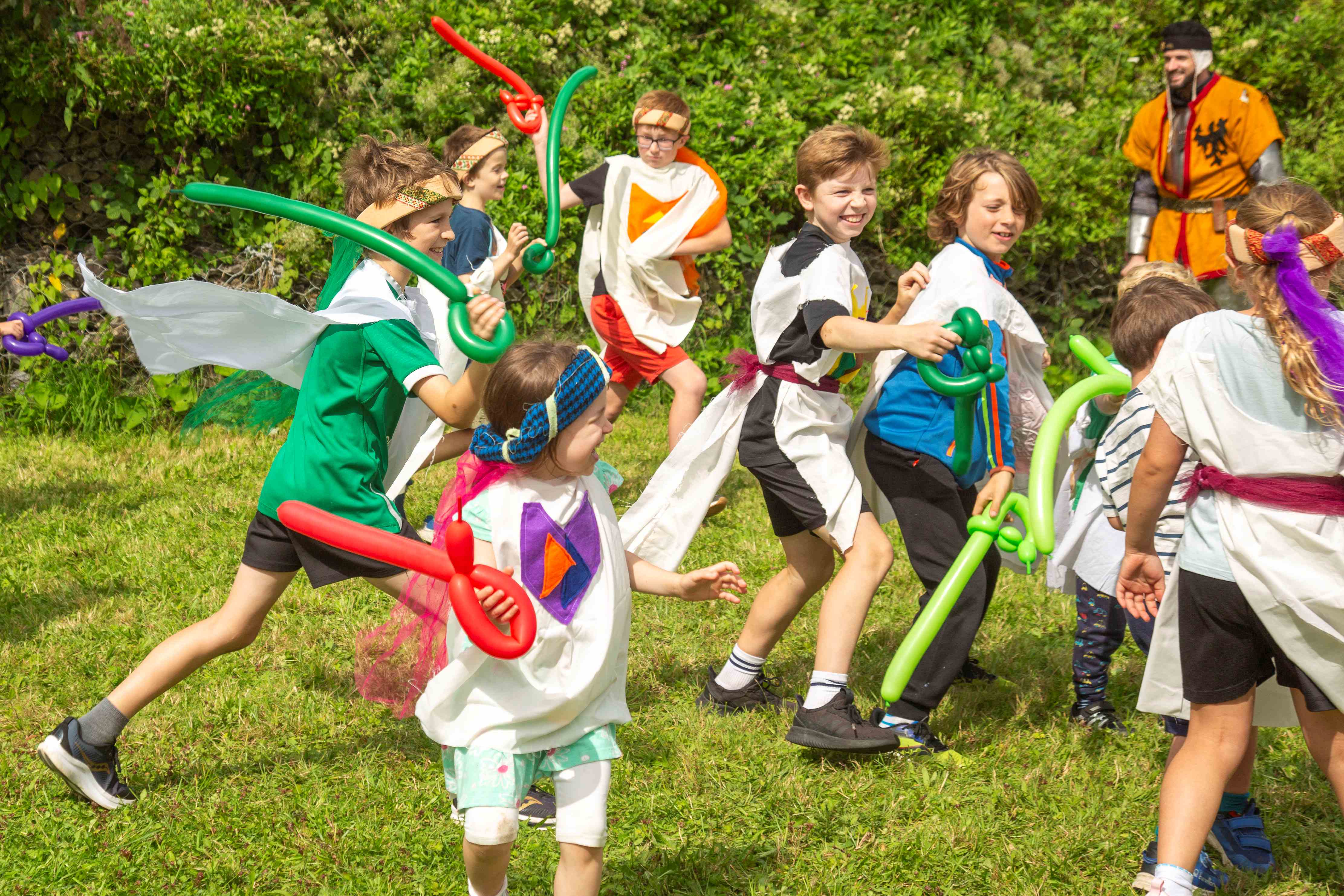 Join the fun and take part in a medieval battle