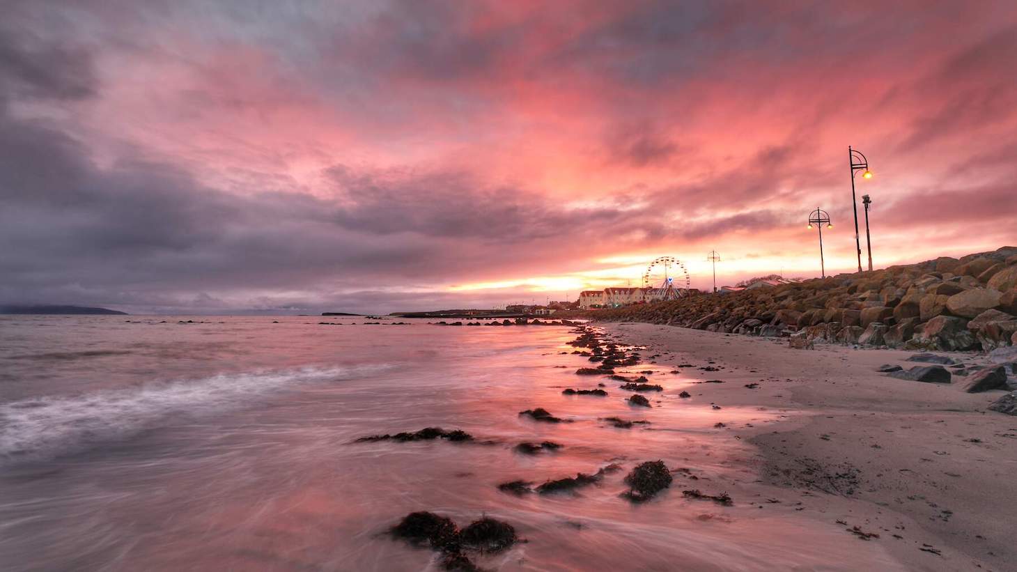 Enjoy the view on a walk along Salthill Promenade.