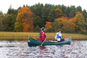 People canoeing with Adventure Gently