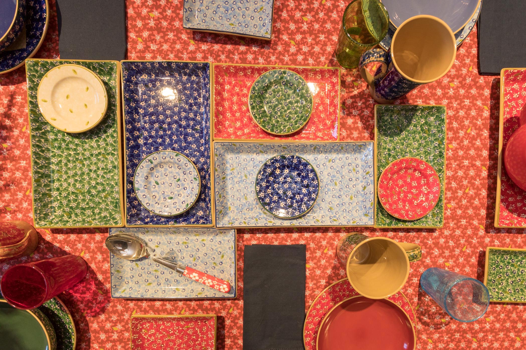 Pieces in the Nicholas Mosse Pottery Store in Bennettsbridge, Co Kilkenny