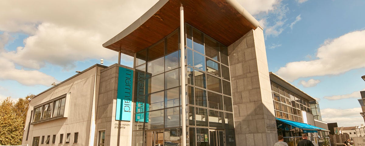 The exterior of Mermaid Arts Centre