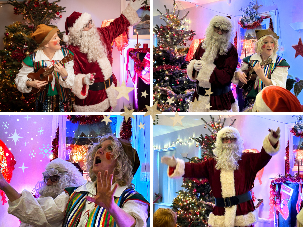 The highlight of your visit is the interactive musical show with Santa and Elfeena – full of music, stories, and festive cheer.