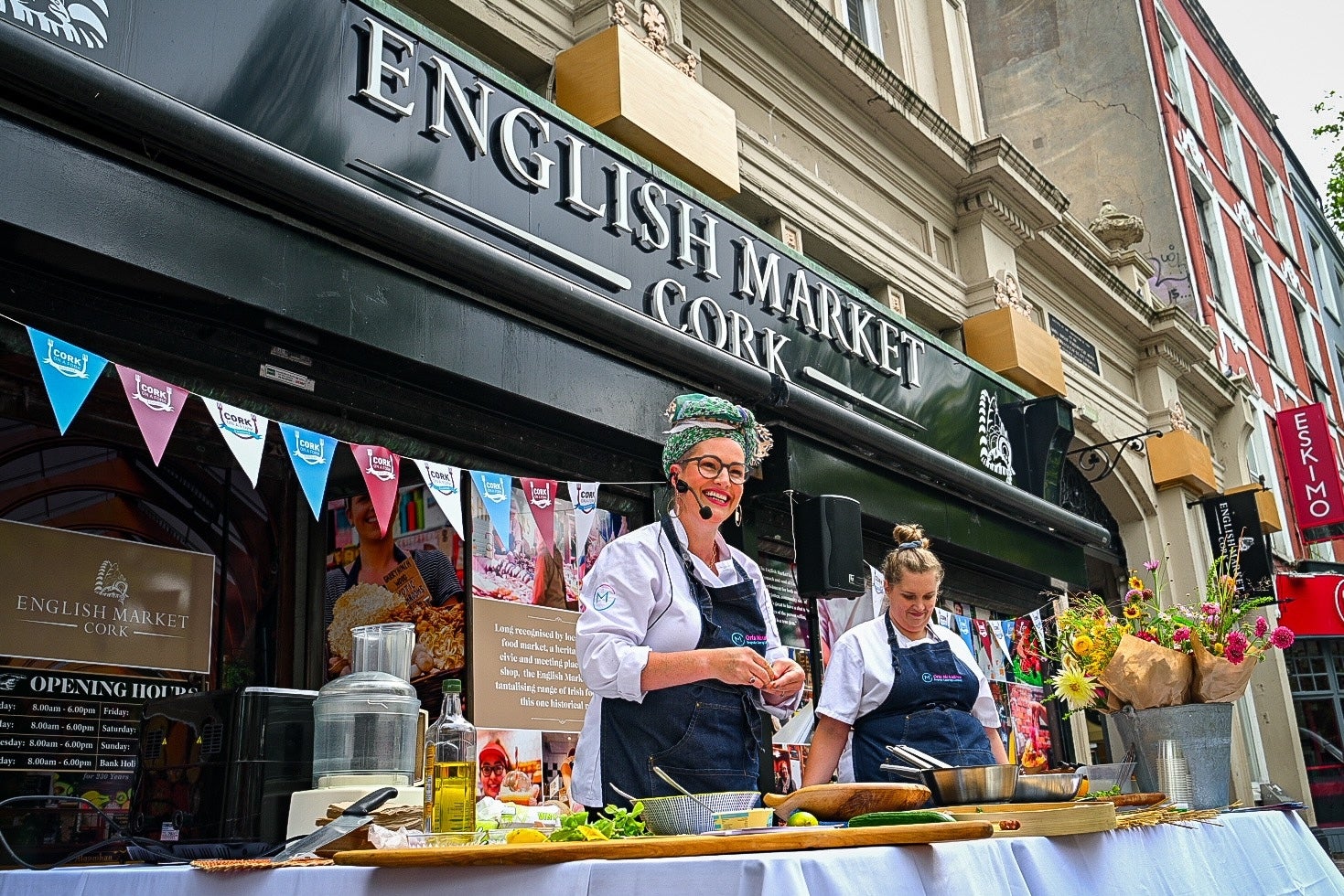 Chefs at the Cork on a Fork Festival in Cork city