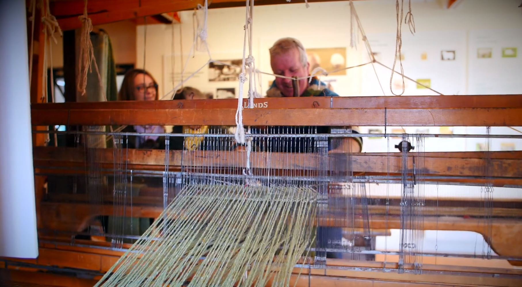 People at the Connemara Sheep and Wool Centre in Co Galway