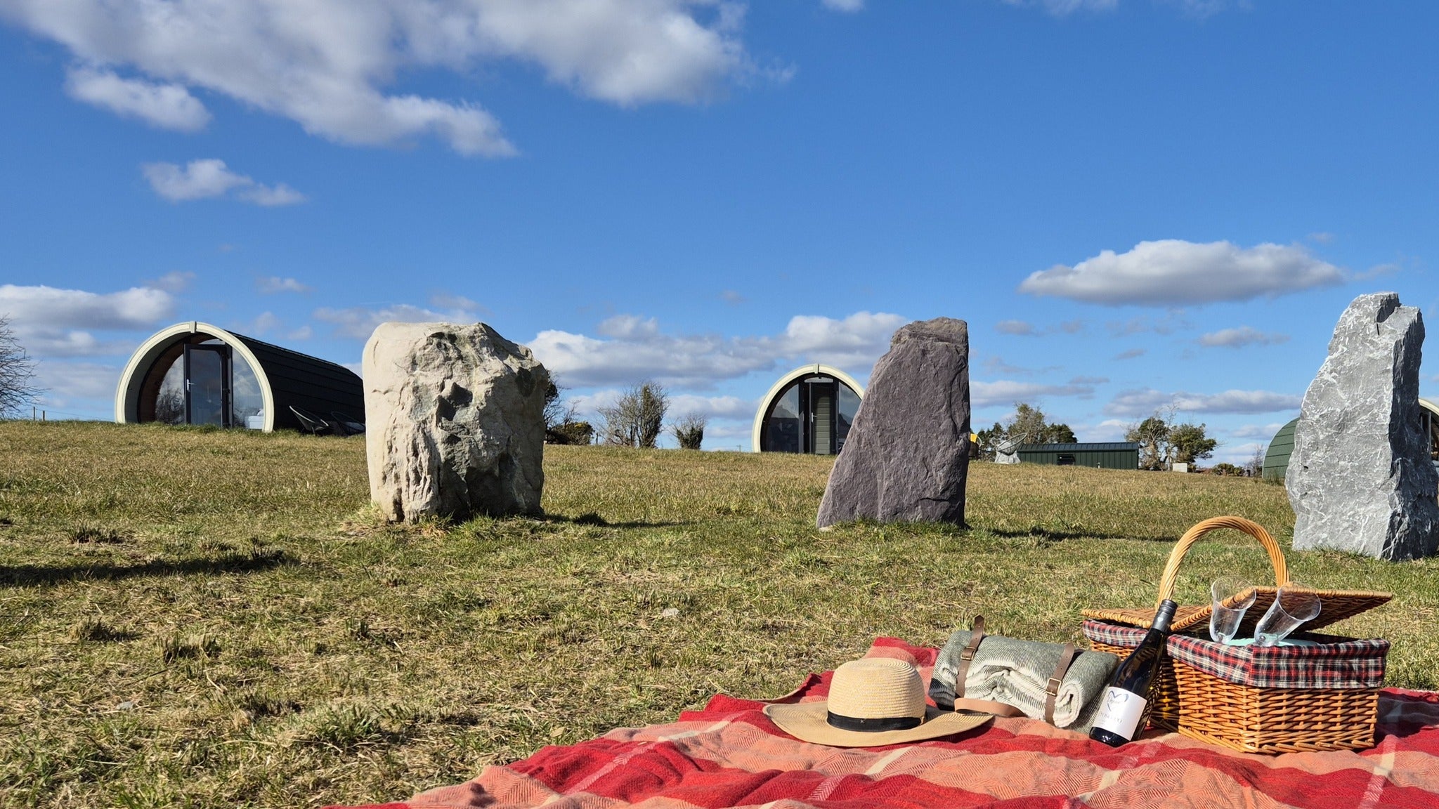 Treat yourself to a night of glamping.