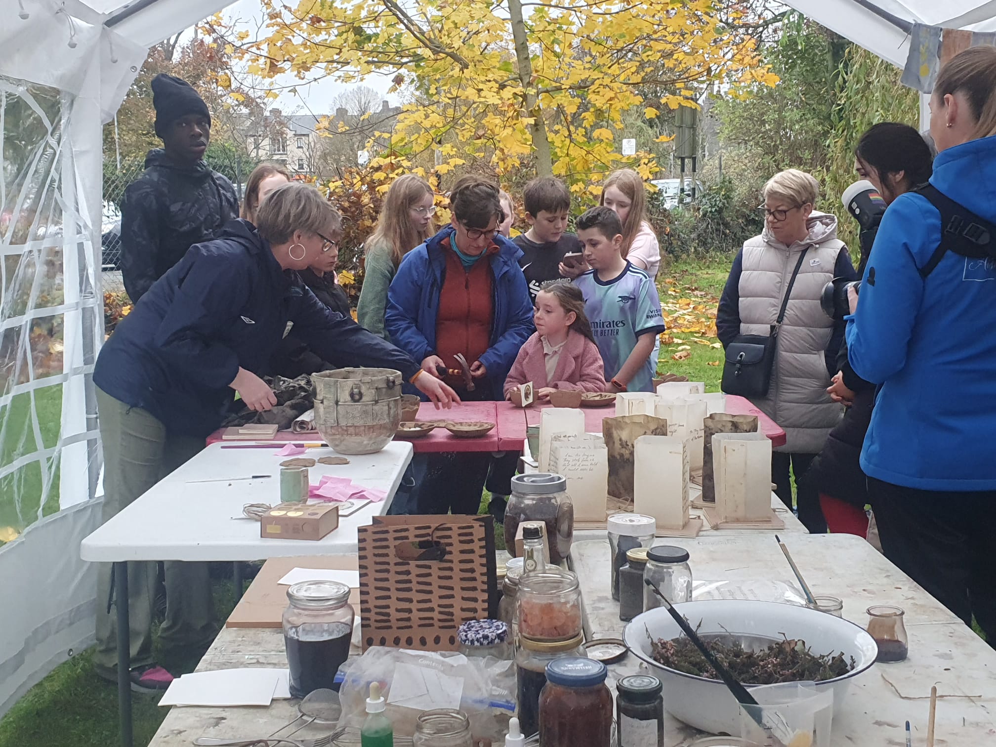 Ink-making workshops at Future Ancestor Athy