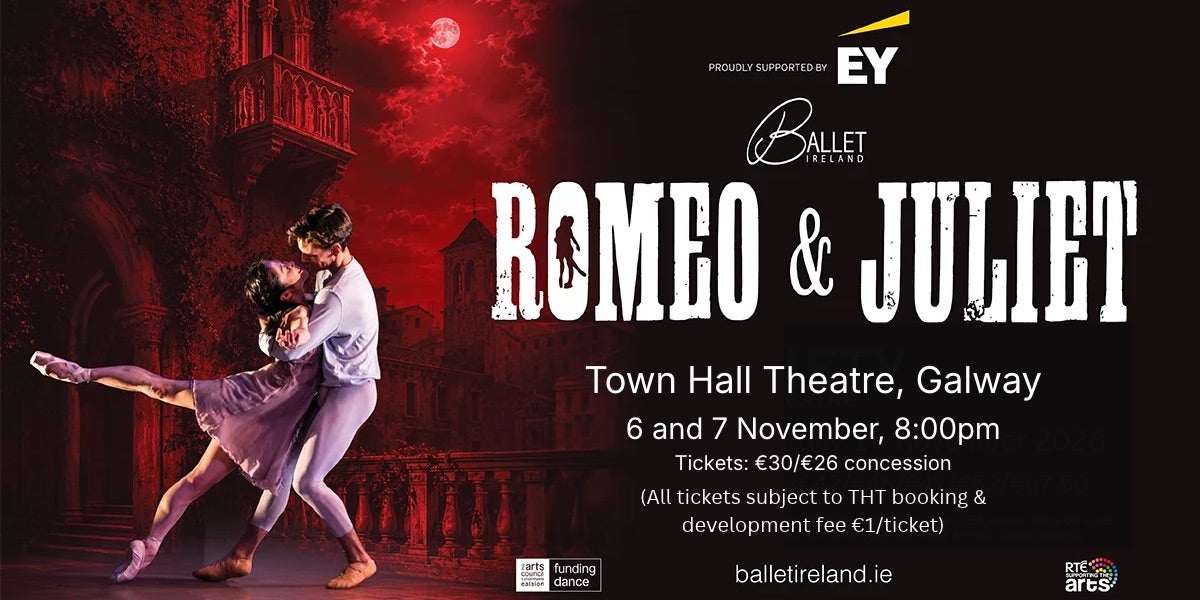 Ballet Ireland presents Romeo & Juliet, Shakespeare's greatest love story told through classical dance and Prokofiev's unforgettable score.
