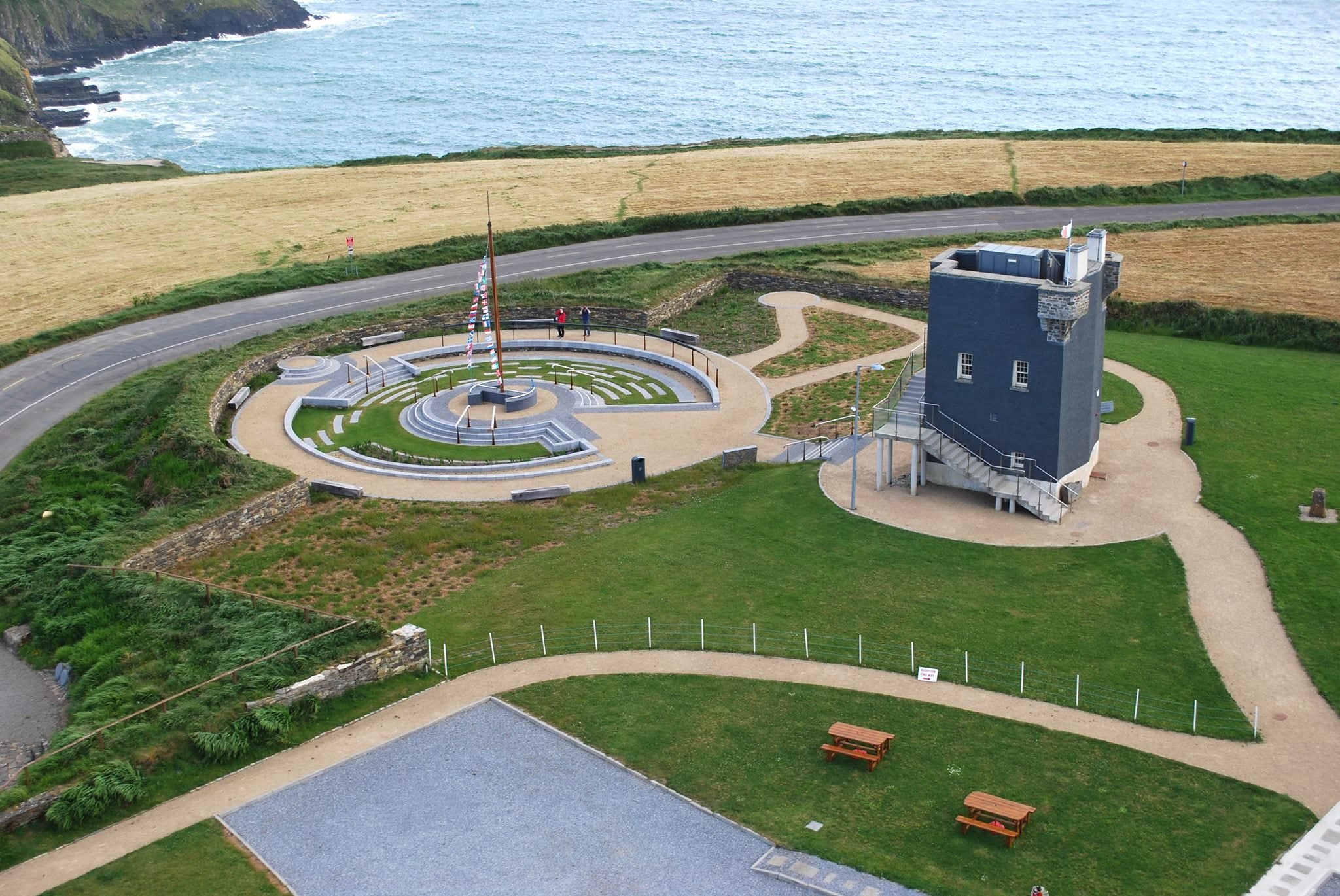 The Lusitania Museum and Old Head Signal Tower in Kinsale, Co Cork