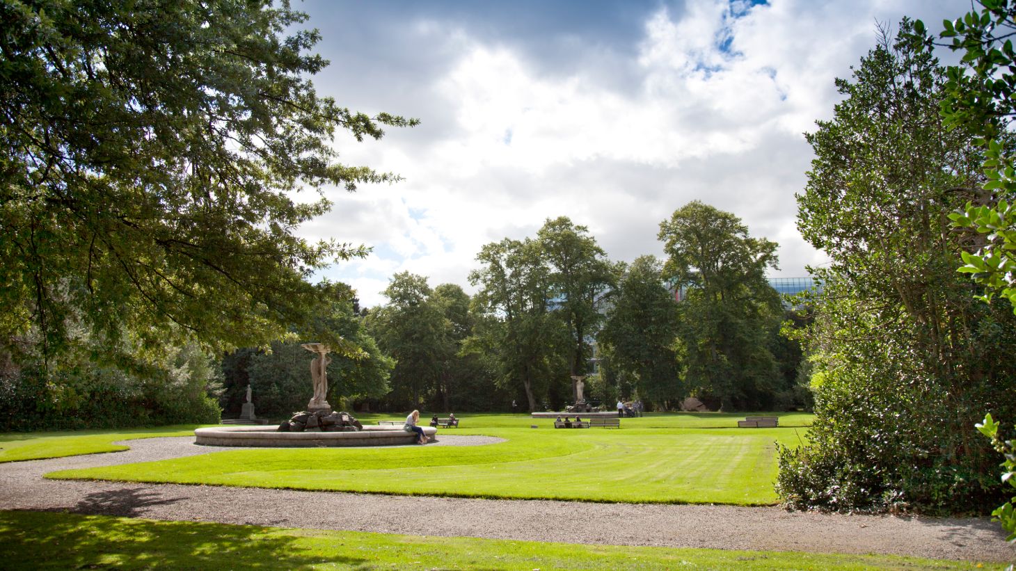 A sunny day at Iveagh Gardens, Dublin
