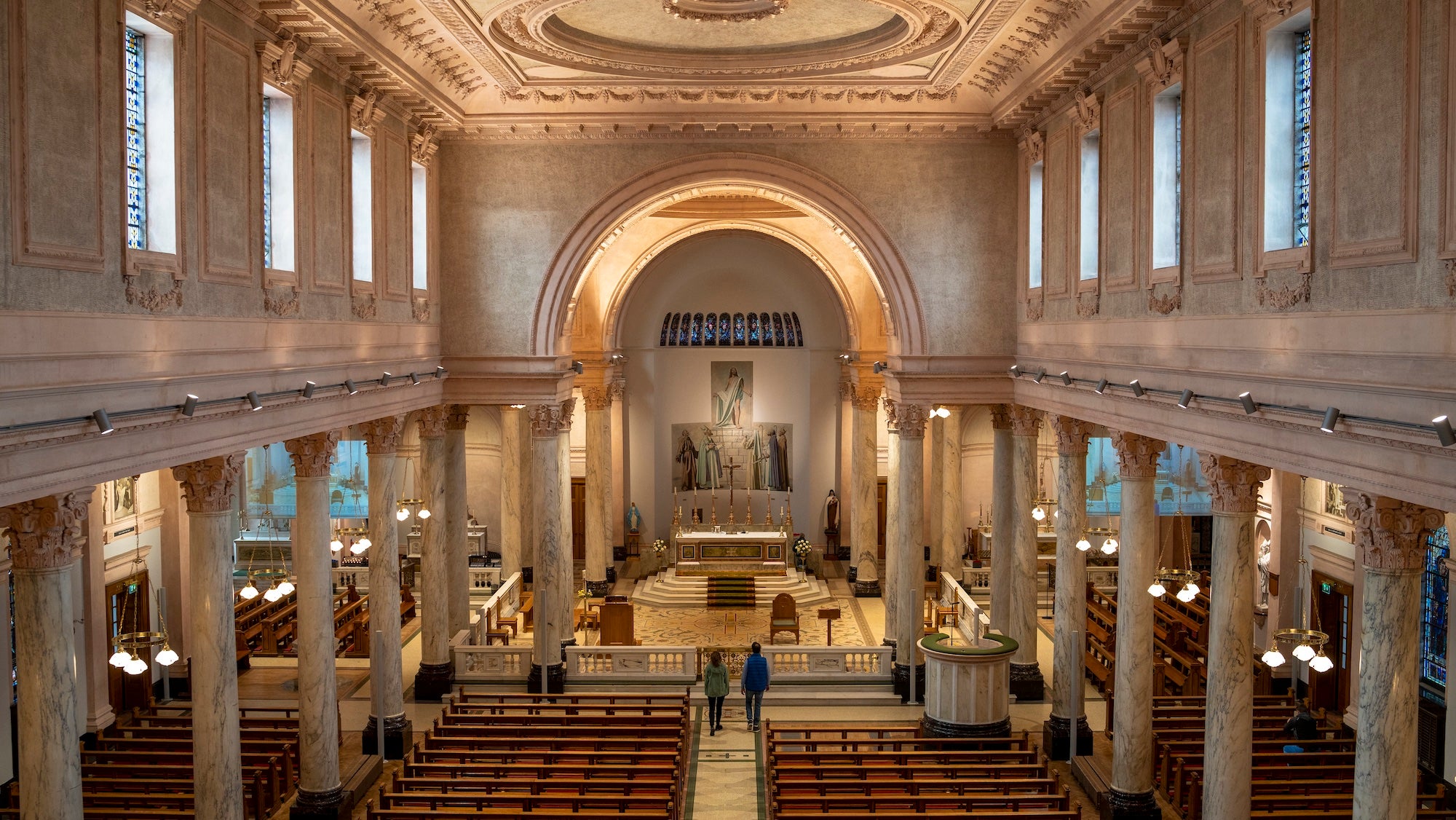 Interior view of Cathedral of Saint Patrick and Saint Felim in Co Cavan