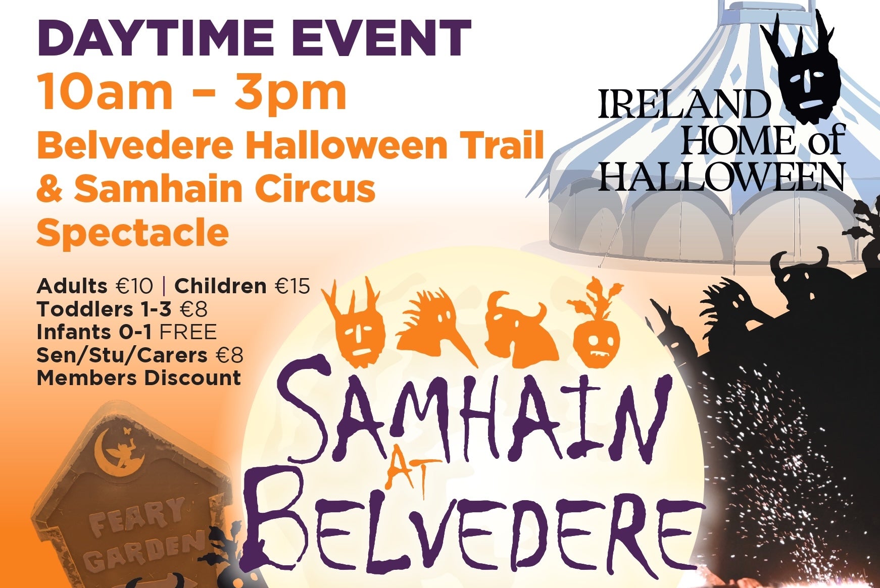 Part of poster for Belvedere Samhain Day Trail